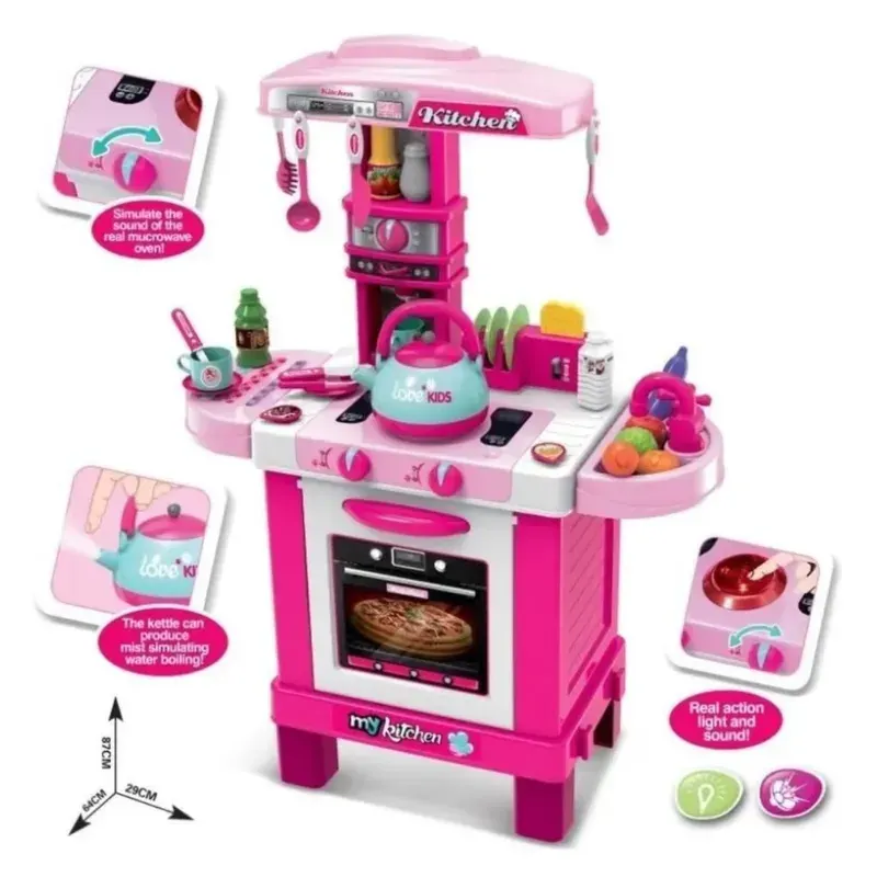 Set De Cocina Del Chef Rosada1