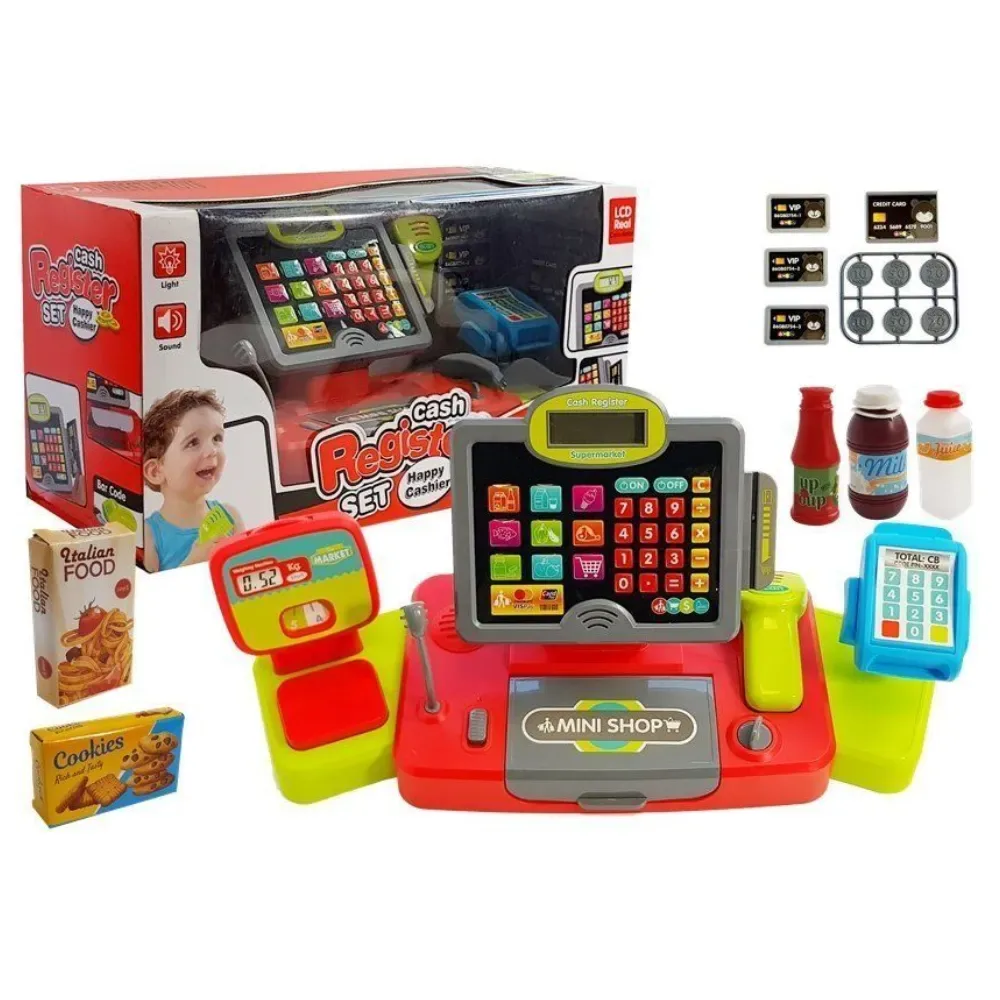 Caja Registradora Con luz y sonido Incluye Calculadora5