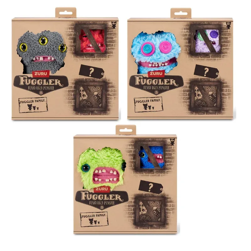 Fuggler Pack x3 Peluches Familia Surtido4