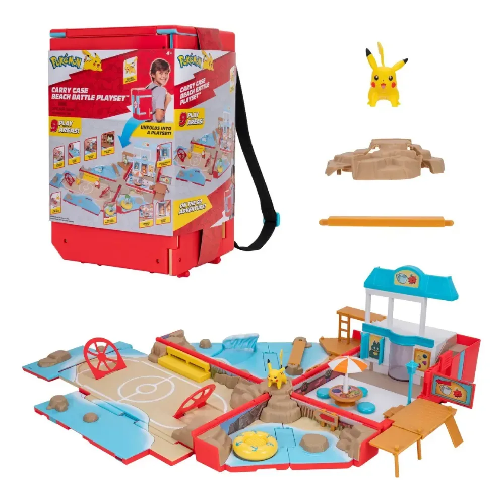 Pokemon Set de Juego de Batalla en la Playa Con Mochila1