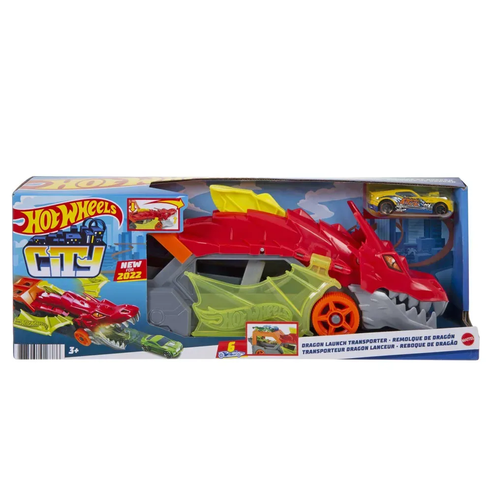 Hot Wheels Remolque De Dragón1