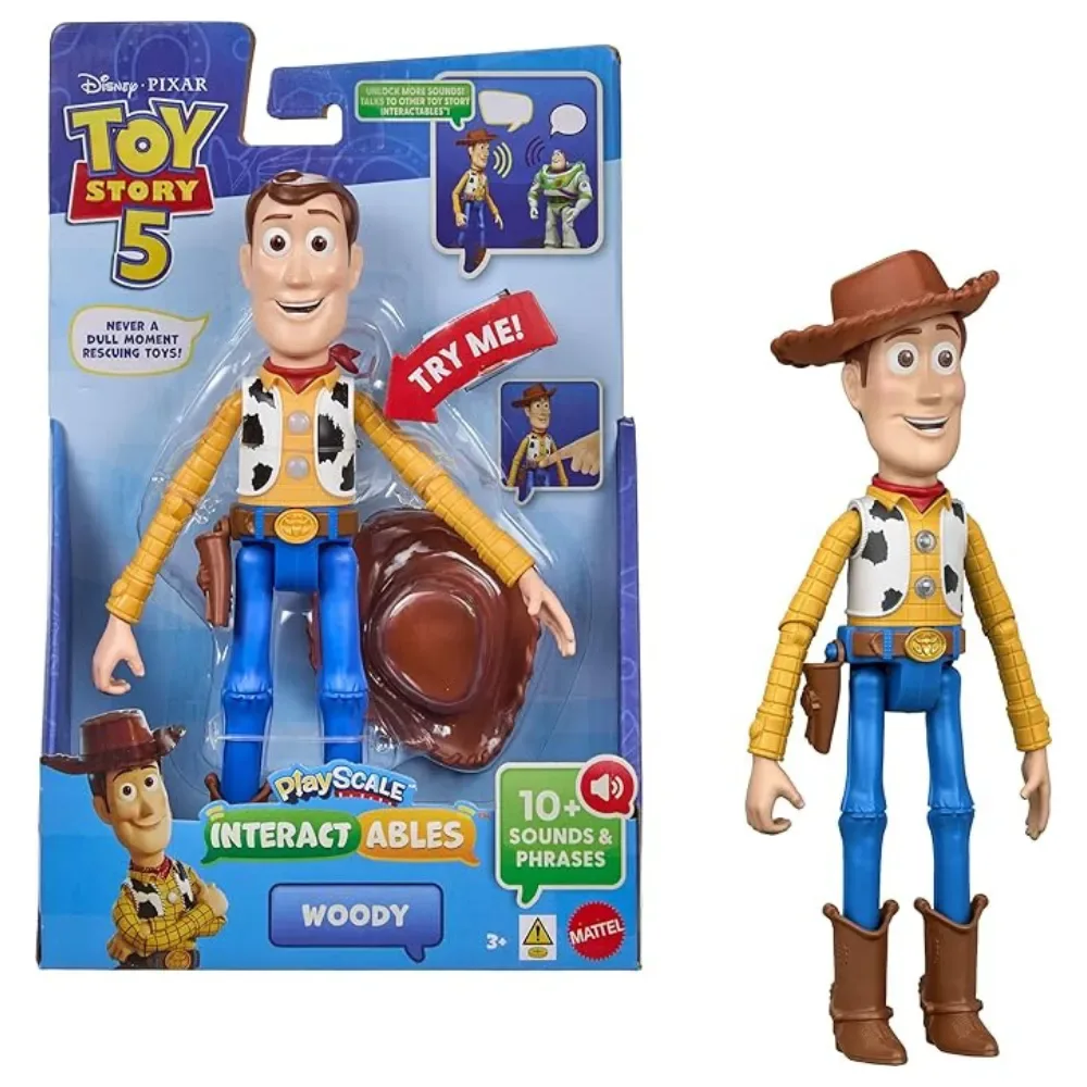 Toy Story 5 Figura Woody Con Voz Interactiva y Sonido1