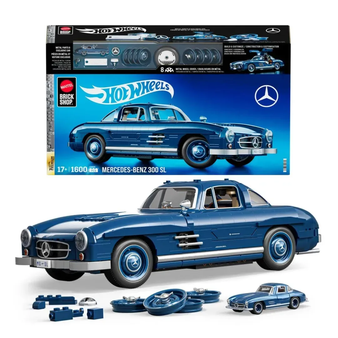Hot Wheels Mega Premium Mercedes Benz 300 sl1