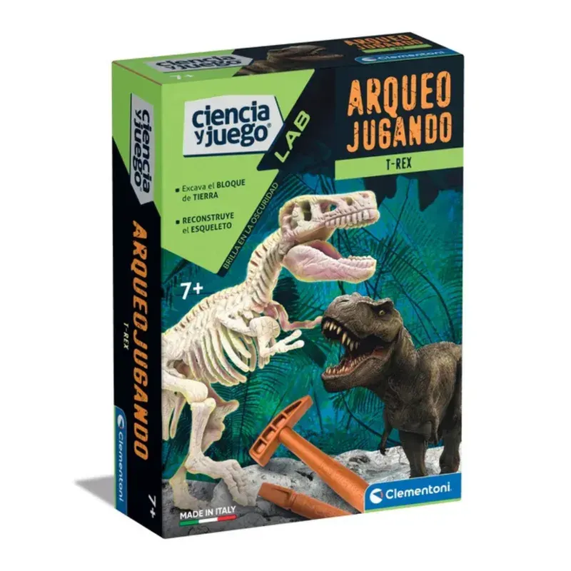 Clementoni Arqueojugando T-Rex Fosforecente6