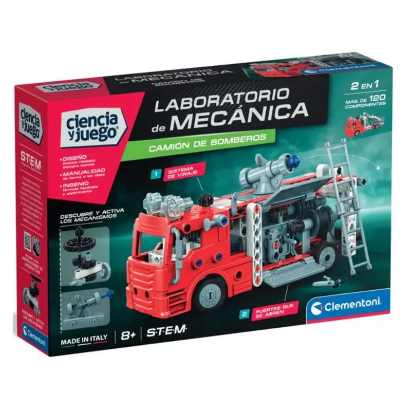 Clementoni Mechanichs - Camión De Bomberos5