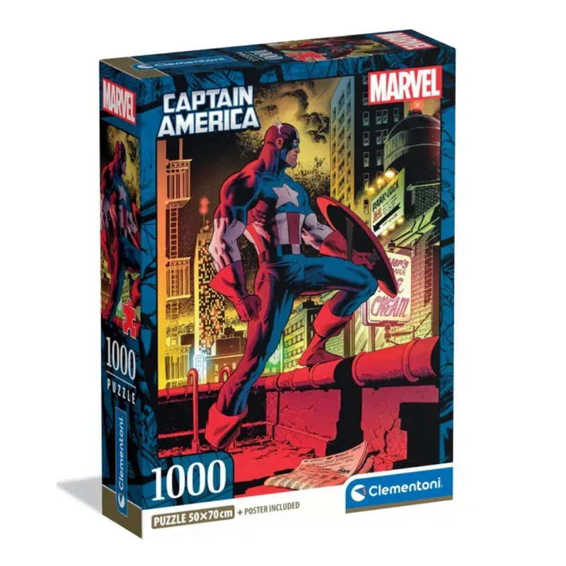 Clementoni Rompecabezas Marvel Capitán América X 1000 Pzas3