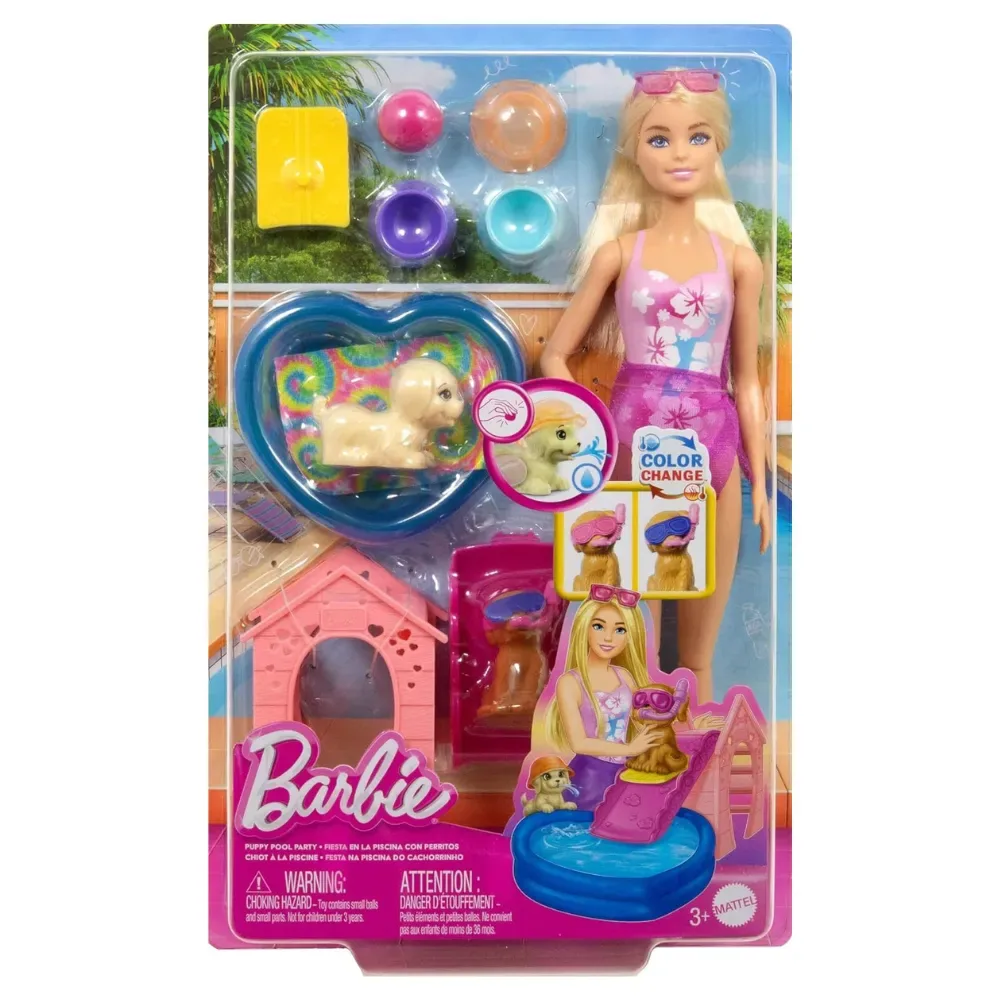 Barbie Fiesta De Cachorros En La Piscina1