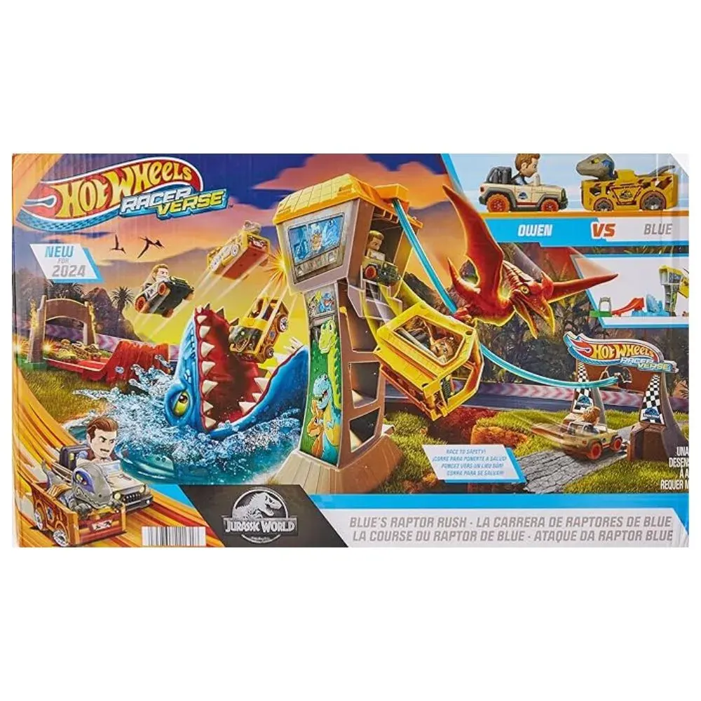 Hot Wheels RacerVerse Pista Jurassic World1