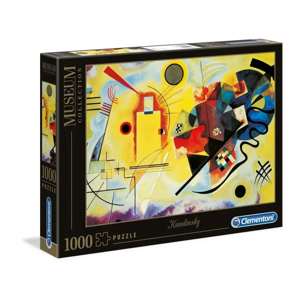 Clementoni Rompecabezas X 1000 Piezas Kandinsky Amarillo, rojo y Azul2