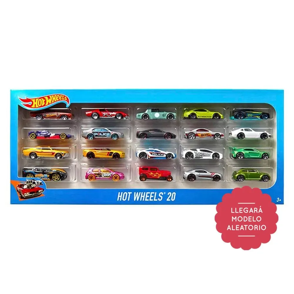 Paquete de 20 Autos Hot Wheels1