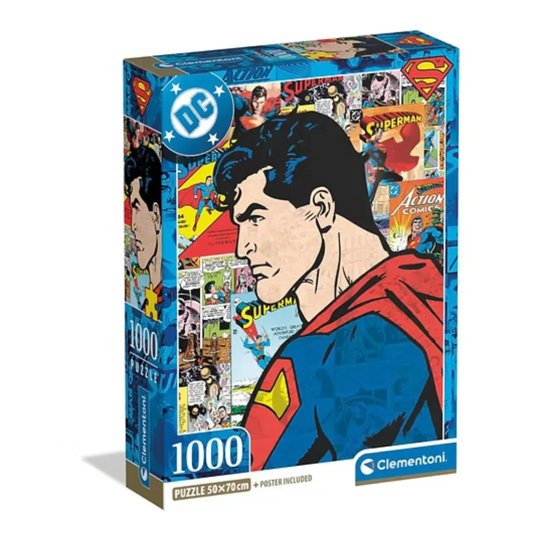 Clementoni Puzzle Rompecabezas x1000 pzas. Superman2