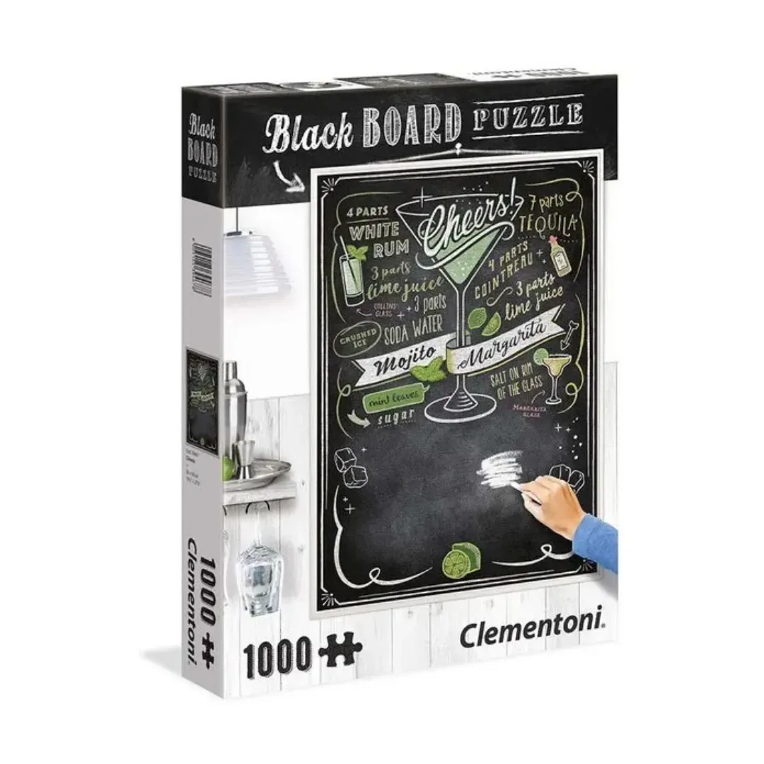 Clementoni Rompecabezas x1000 piezas Pizarra - Salud3