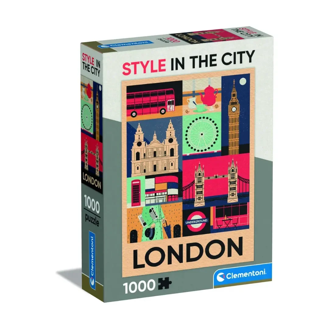 Clementoni Rompecabezas x1000 pzas. Estilo en la ciudad de Londres2