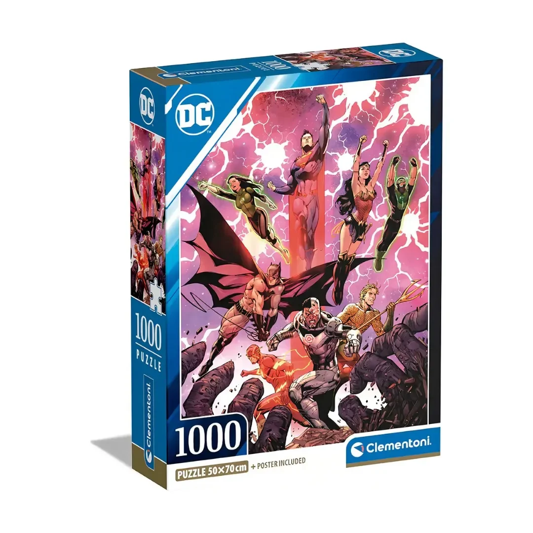 Clementoni Rompecabezas x1000 pzas. Dc Comics Liga de La Justicia2