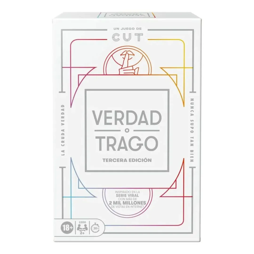 Juego de mesa Hasbro Games Verdad o Trago 3era edición4