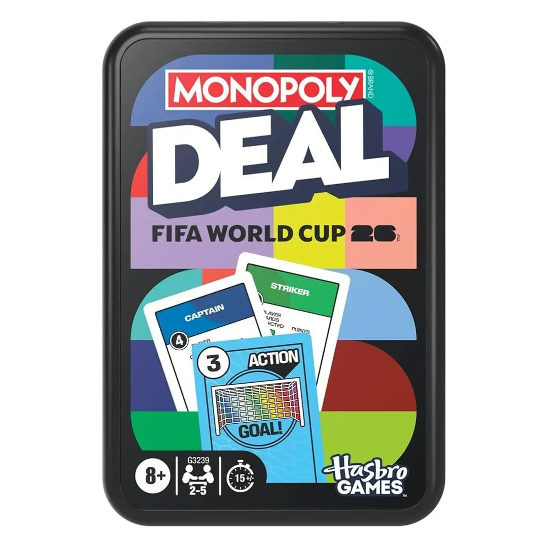 Monopoly Deal Fifa World Cup 2026 - Juego de cartas Copa Mundial1