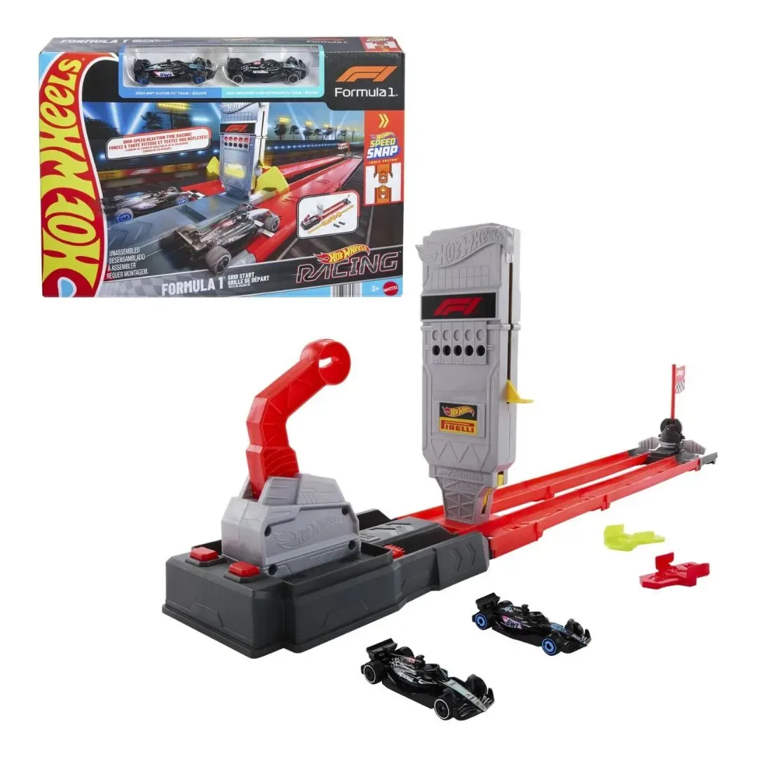 Hot Wheels Racing Formula 1 Pista de Juguete de Carreras Desafío4