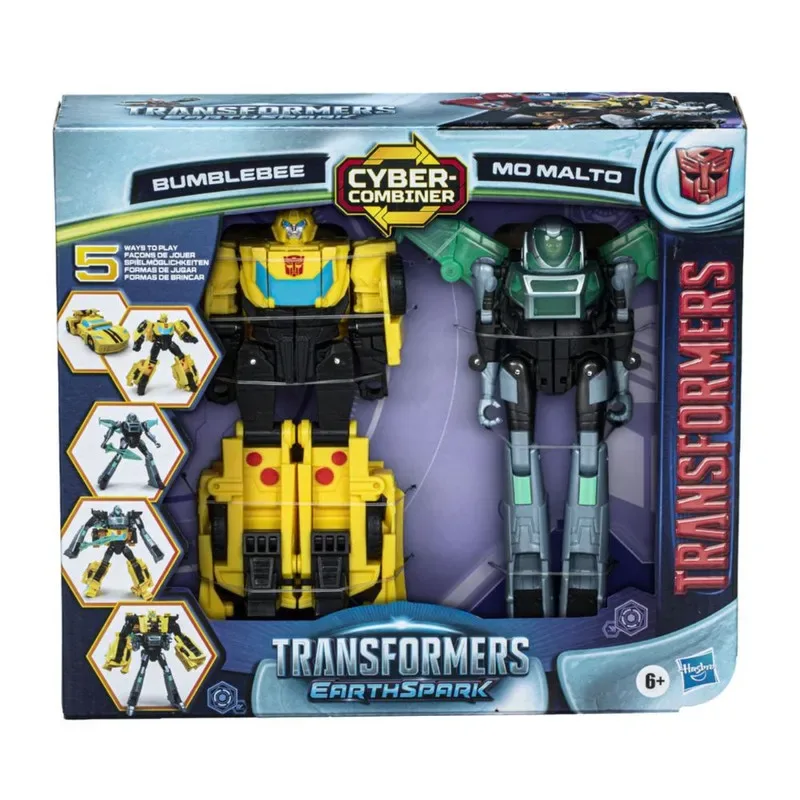 Transformers EarthsPark Cyber Combiner Bumblebee y Mo Malto1