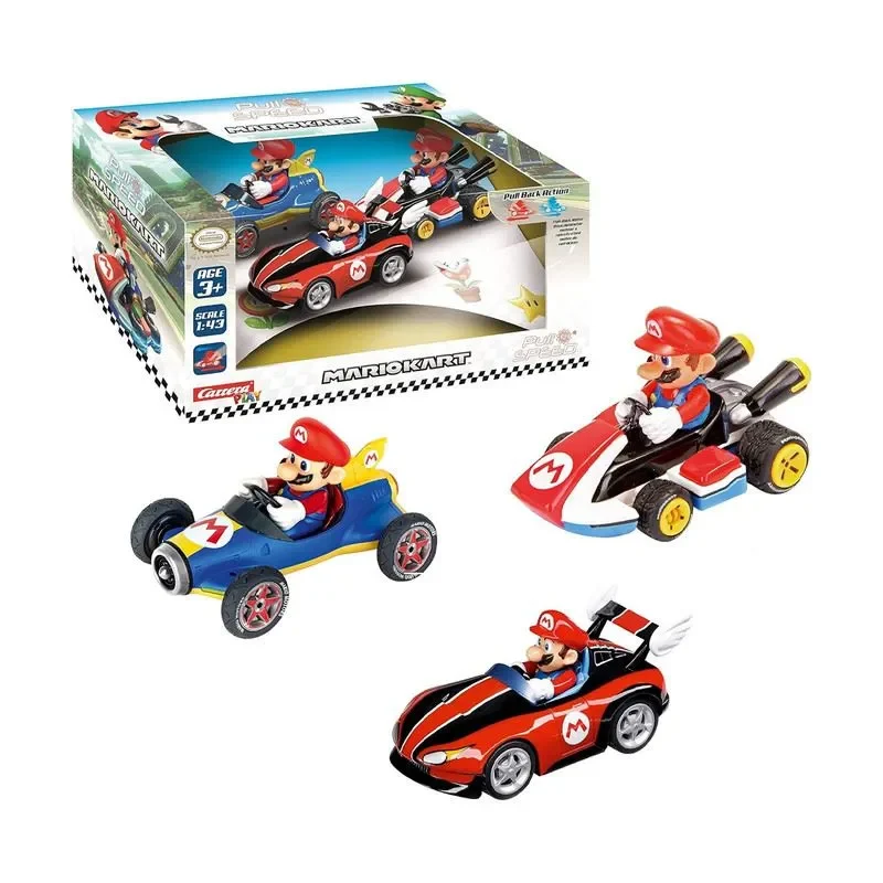Carrera Go Pack 3 Vehiculos Pull & Speed Mario Kart4