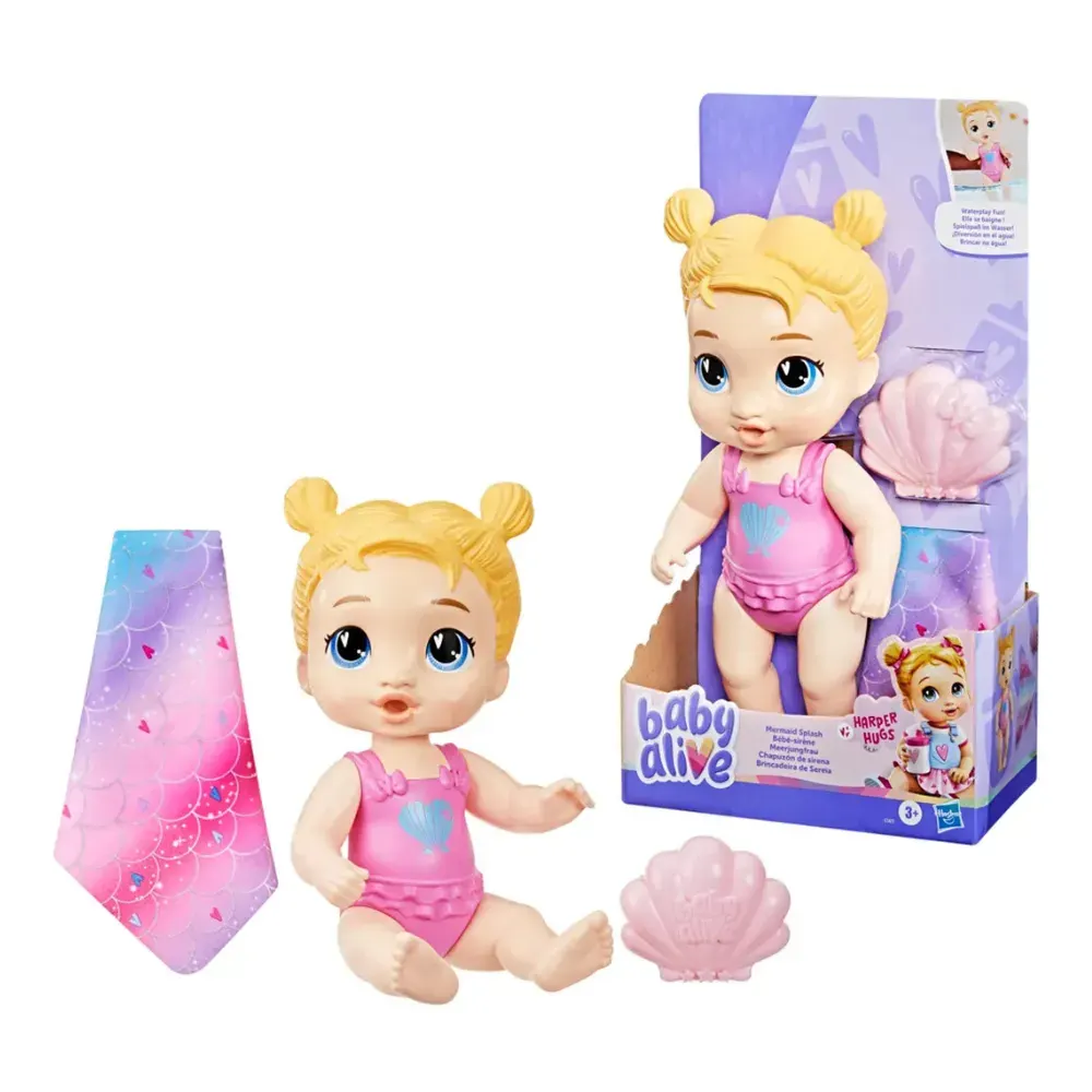 Muñeca Baby Alive Chapuzón De Sirena1