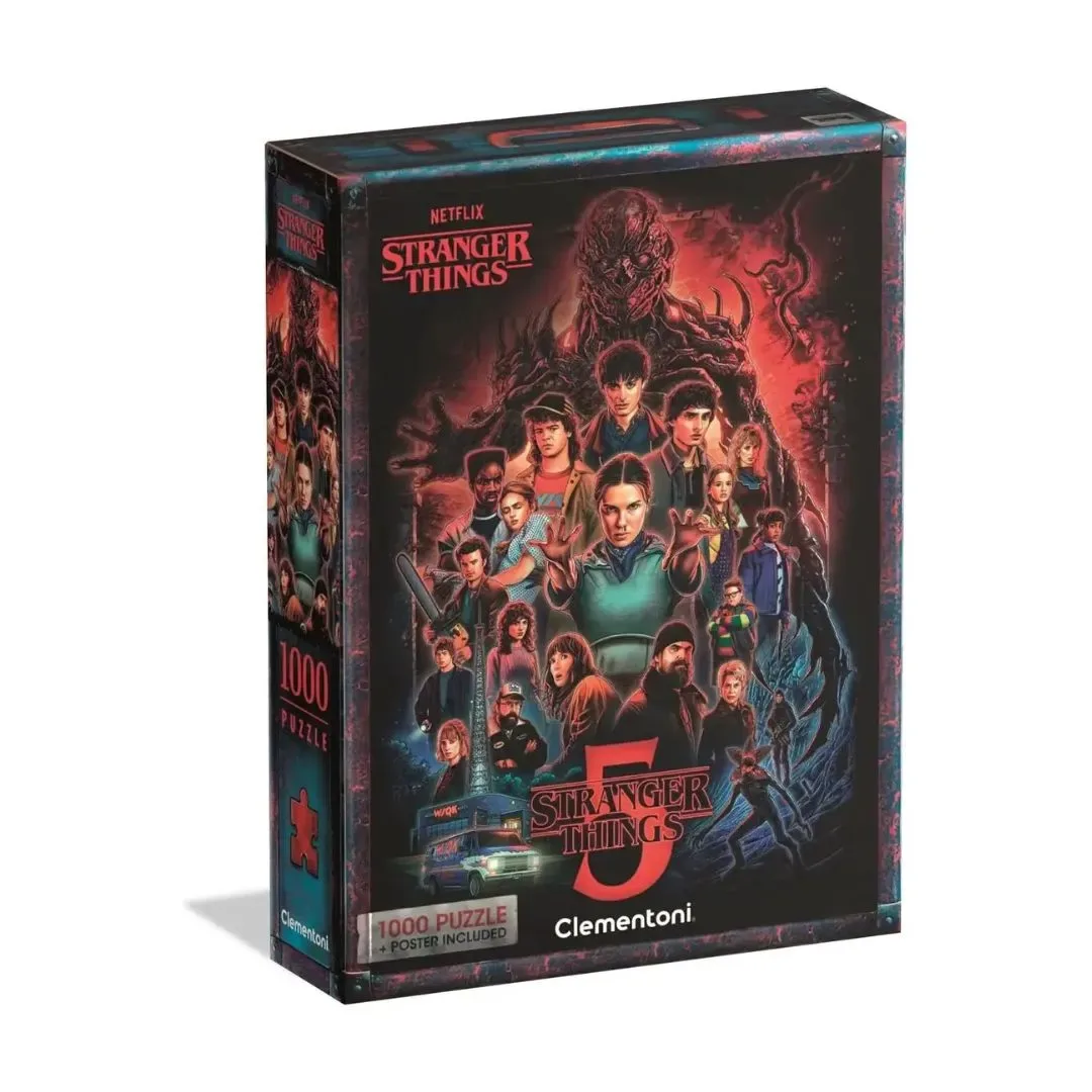 Clementoni Rompecabezas Stranger Things 5 Netflix x1000 pzas3