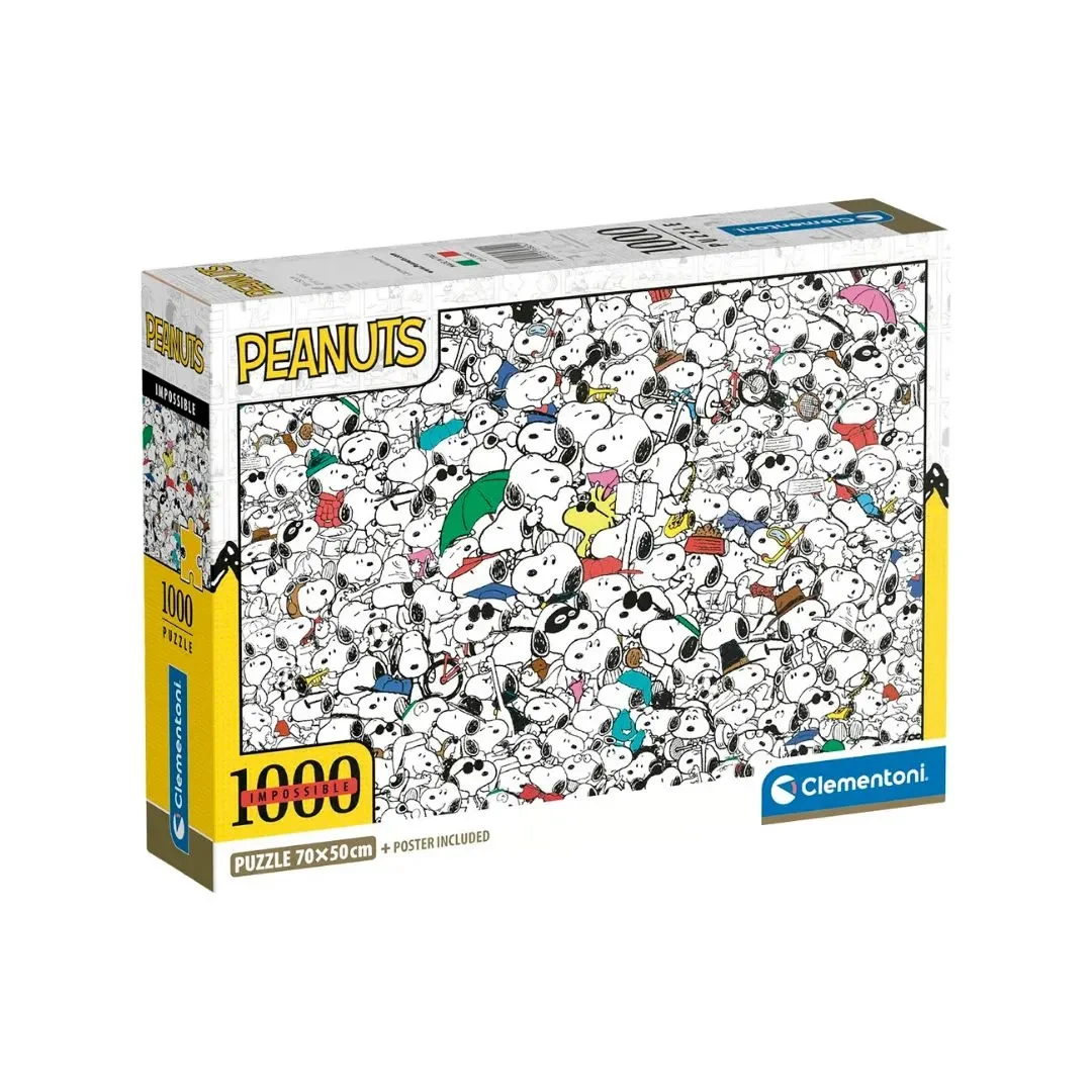 Clementoni Rompecabezas Imposible Peanuts Snoopy x1000 pzas4