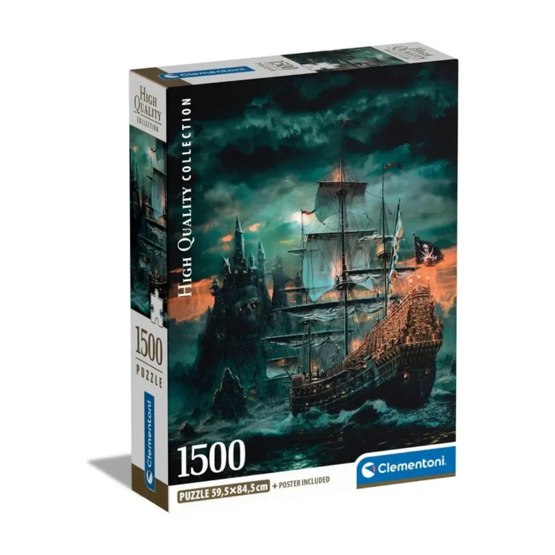 Clementoni Rompeabezas Barco Pirata x1500 pzas3
