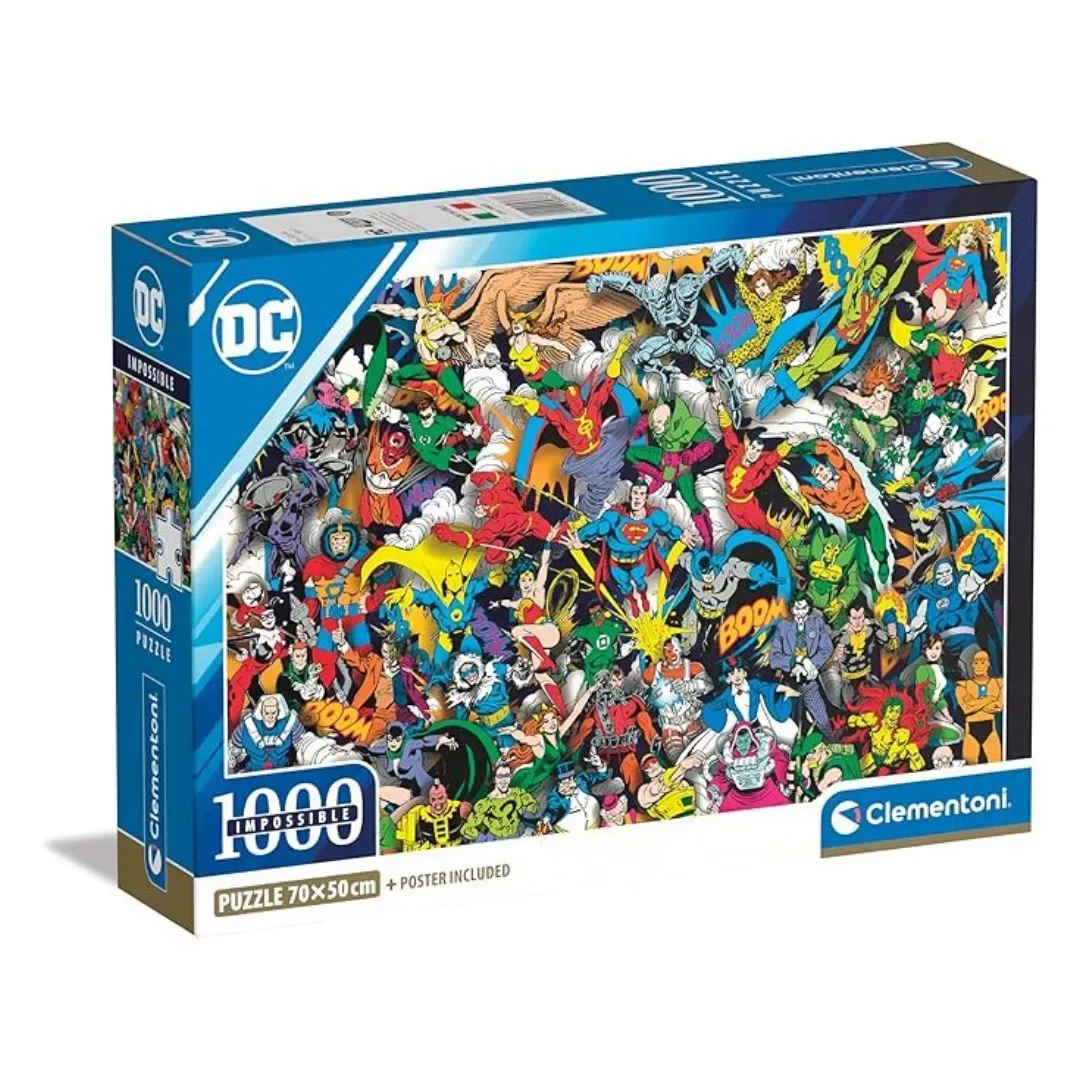 Clementoni Rompecabezas Dc. Comics Liga de la Justicia x1000 pzas4