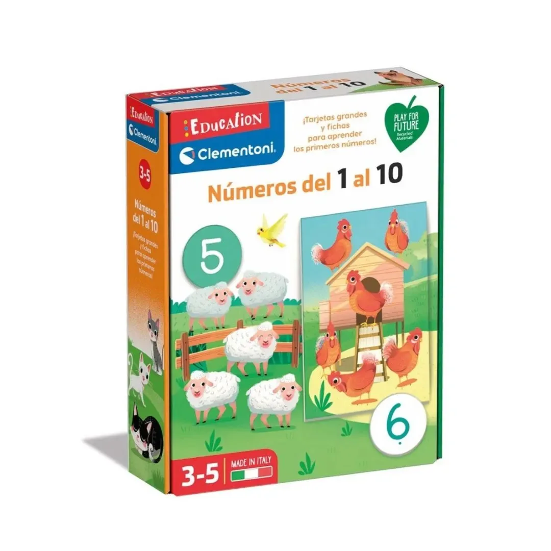 Juego Didáctico Niños Aprendiendo Los Números Del 1 Al 10 - Clementoni3