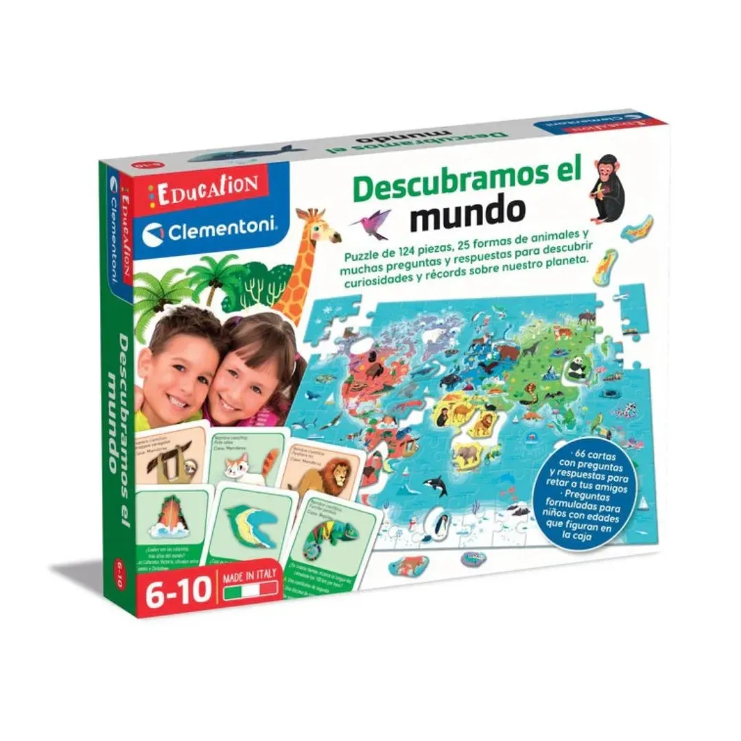 Juego educativo descubramos el mundo x120pzas - Clementoni3
