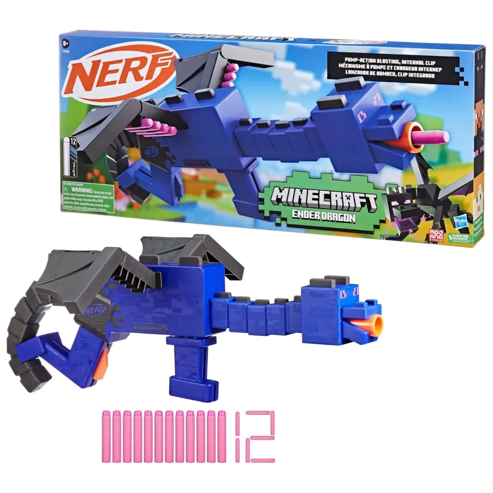 Nerf Minecraft Lanzador Ender Dragon1