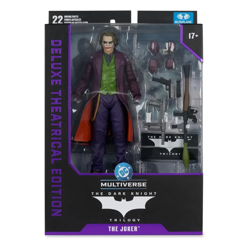 Figura De Acción The Joker The Dark Knight 18Cm Con Accesorios DC Multiverse5