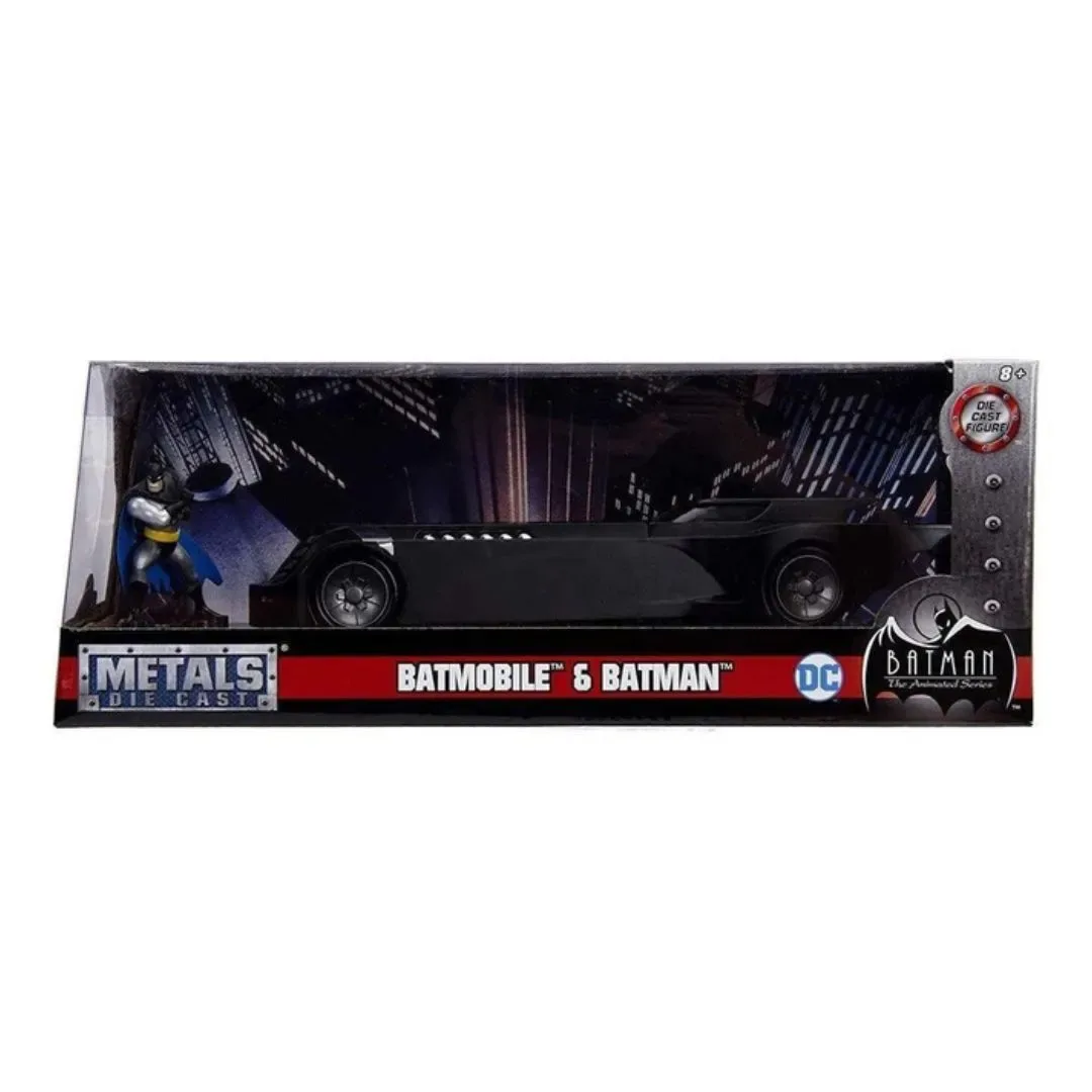 Batman Batimovil Animated Series Dcmetal Color Negro Escala 1:245