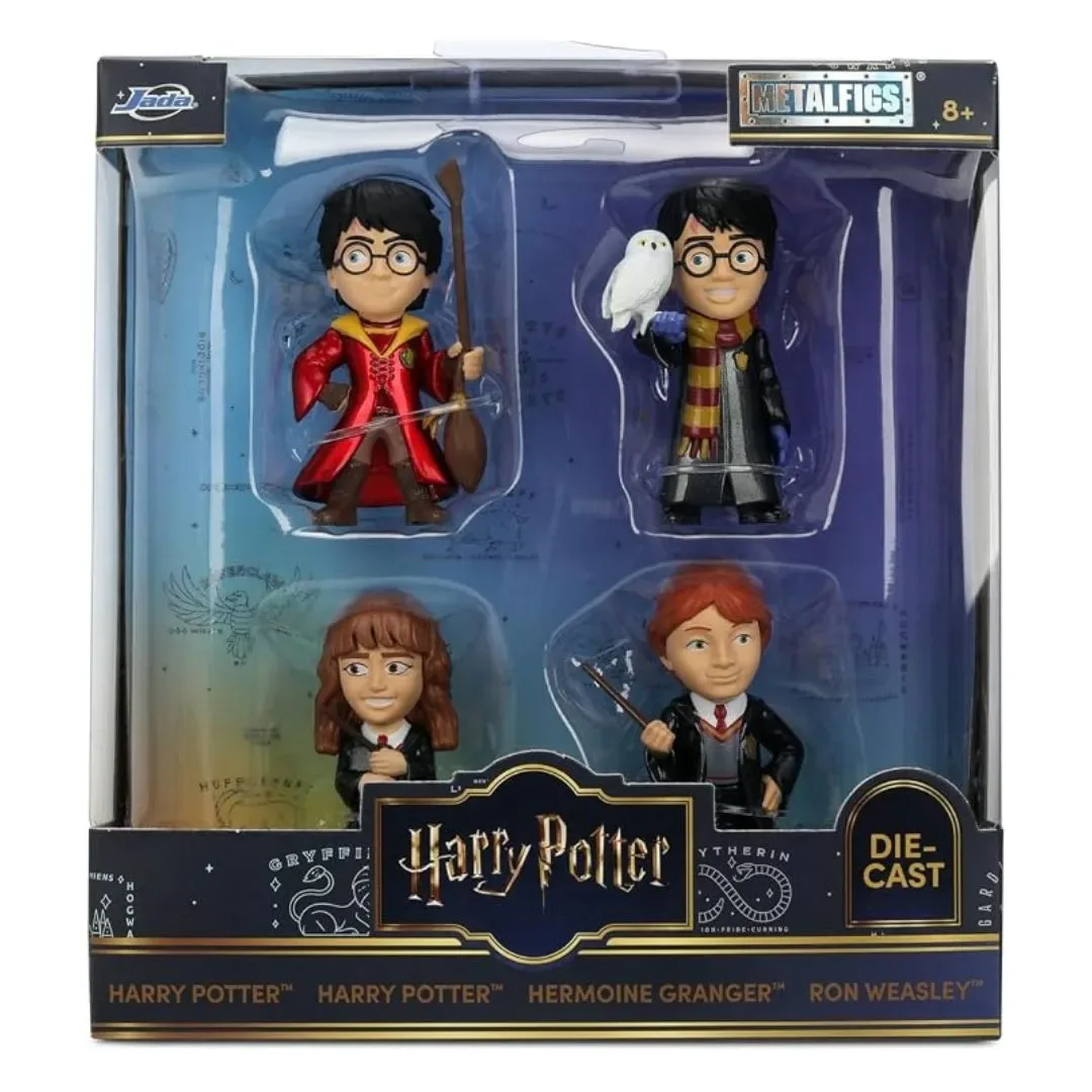 Harry Potter Figuras Coleccionables - Set de 4 Personajes de Metal 2.25 cm4