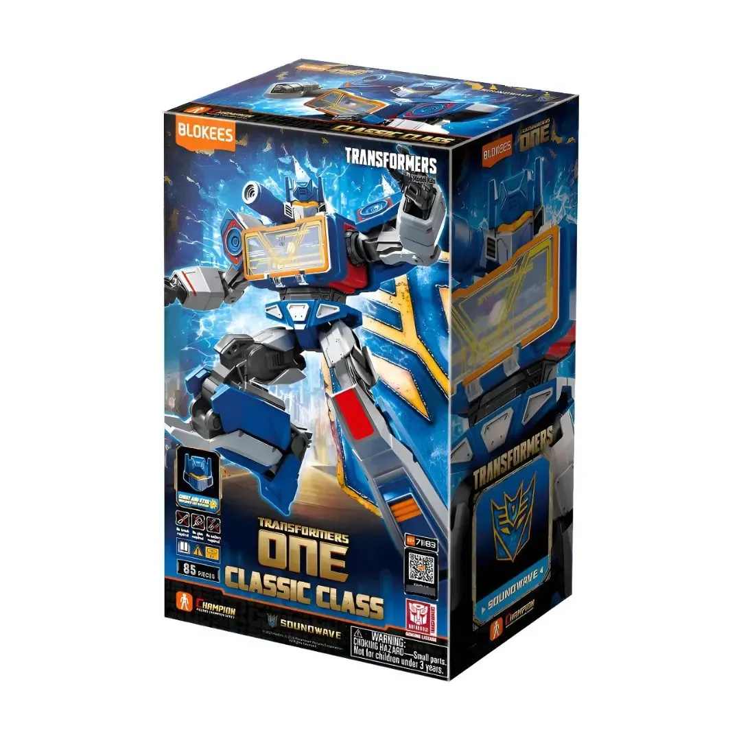 Blokees Figures Transformers Action Edition 03 Soundwave - 85 pzas5