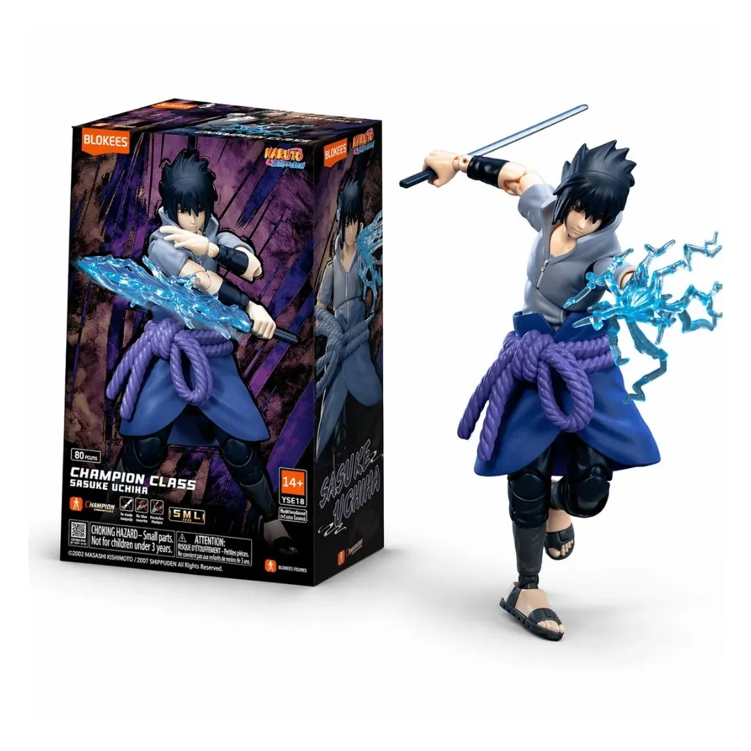 Blokees Naruto Champion Class: Sasuke Uchiha 80 pzas5