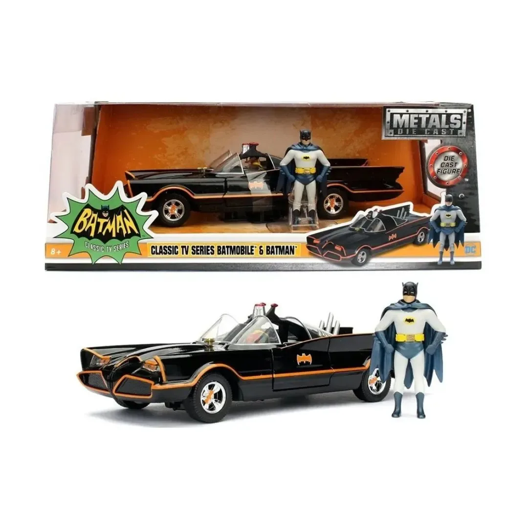 Batman Batimovil Diecast 1966 Escala 1:24 Auto Colección con figura5