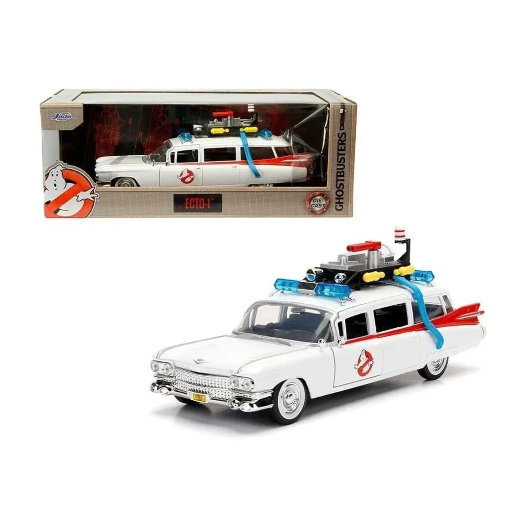 Auto Colección Ecto 1 Caza Fantasmas Escala 1:24 Metal2