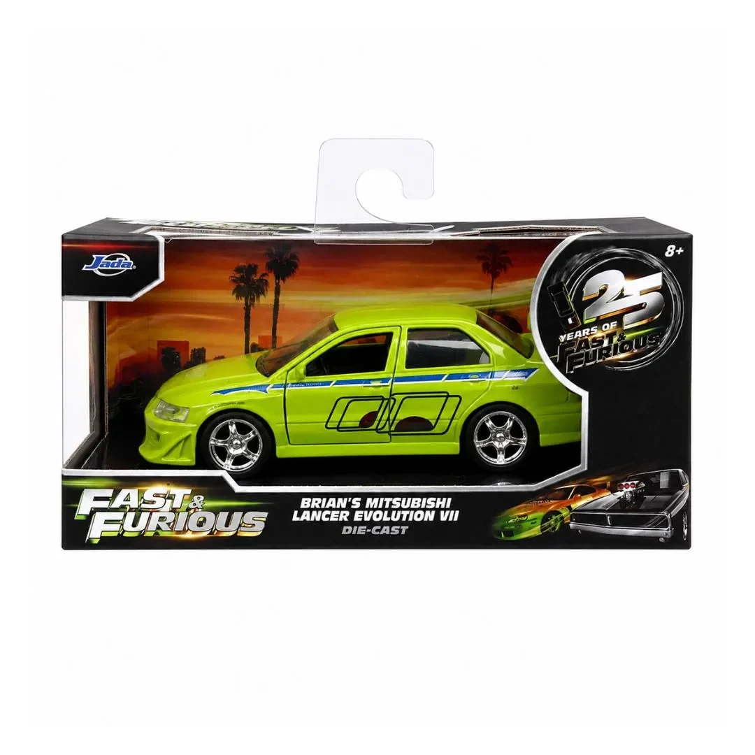 RAPIDOS Y FURIOSOS DIECAST MITSUBISHI LANCER EVO VII 2002 ESCALA 1:322