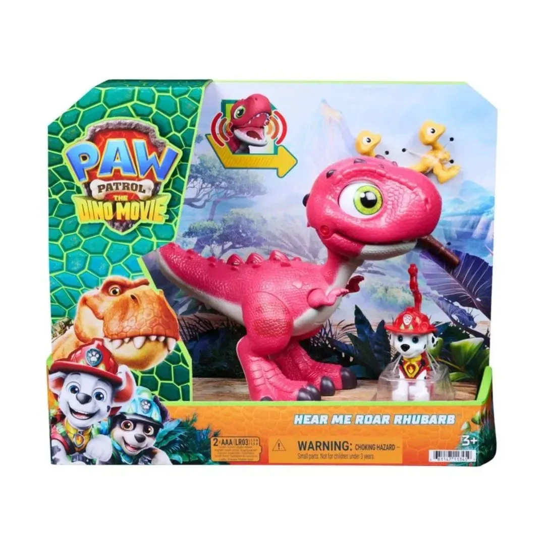 Paw Patrol: La película de dinosaurios ¡Escúchame rugir! Ruibarbo Marshall4