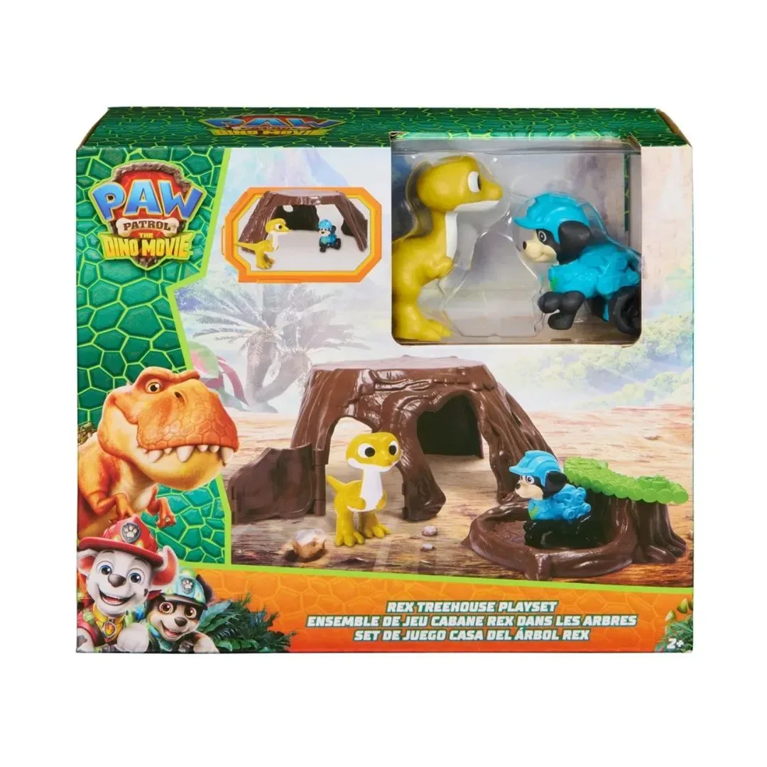 Mini Set Paw Patrol Dino Movie Casa del Árbol de Rex con Figuras6