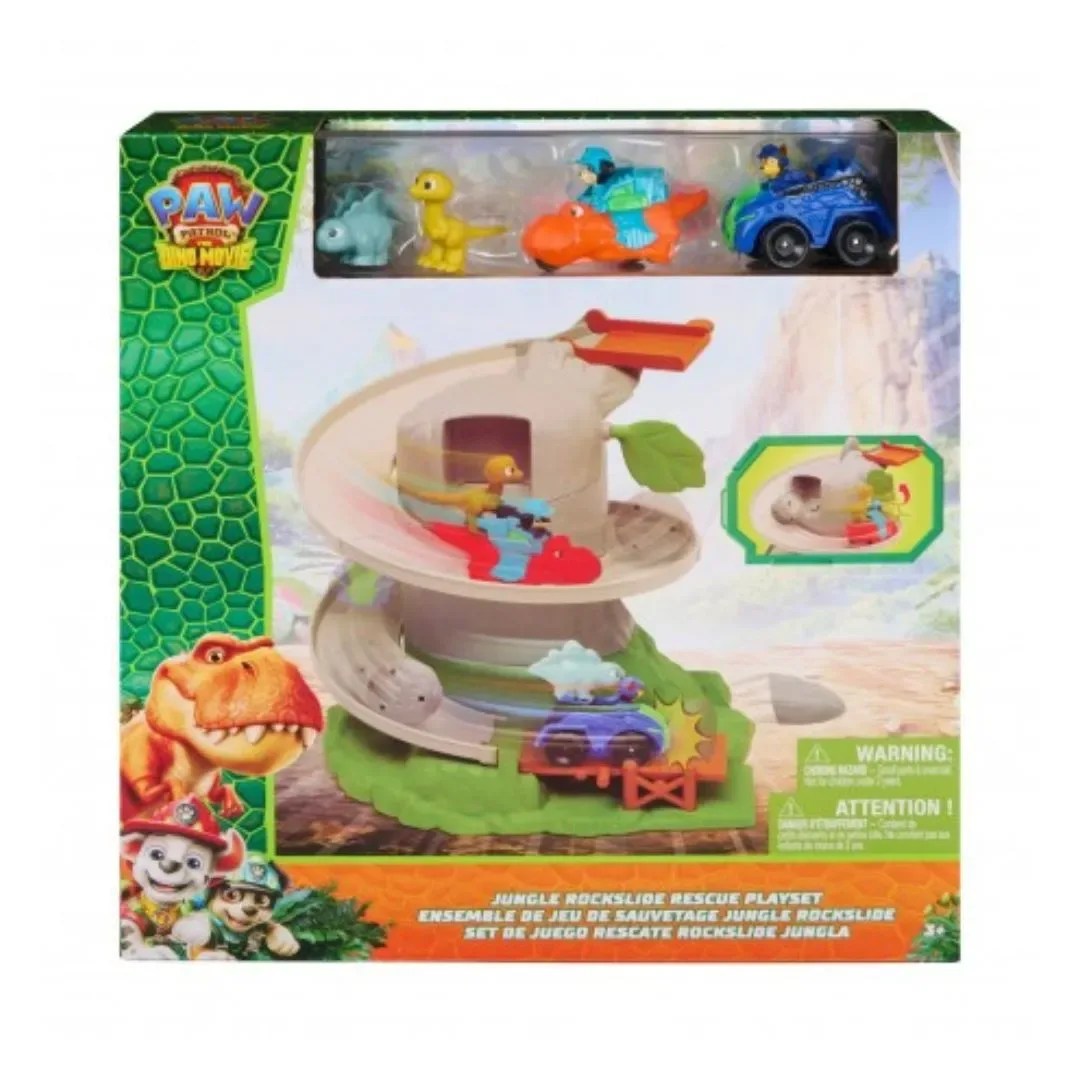 Juego de la película de Paw Patrol: Tobogán de roca en la jungla5