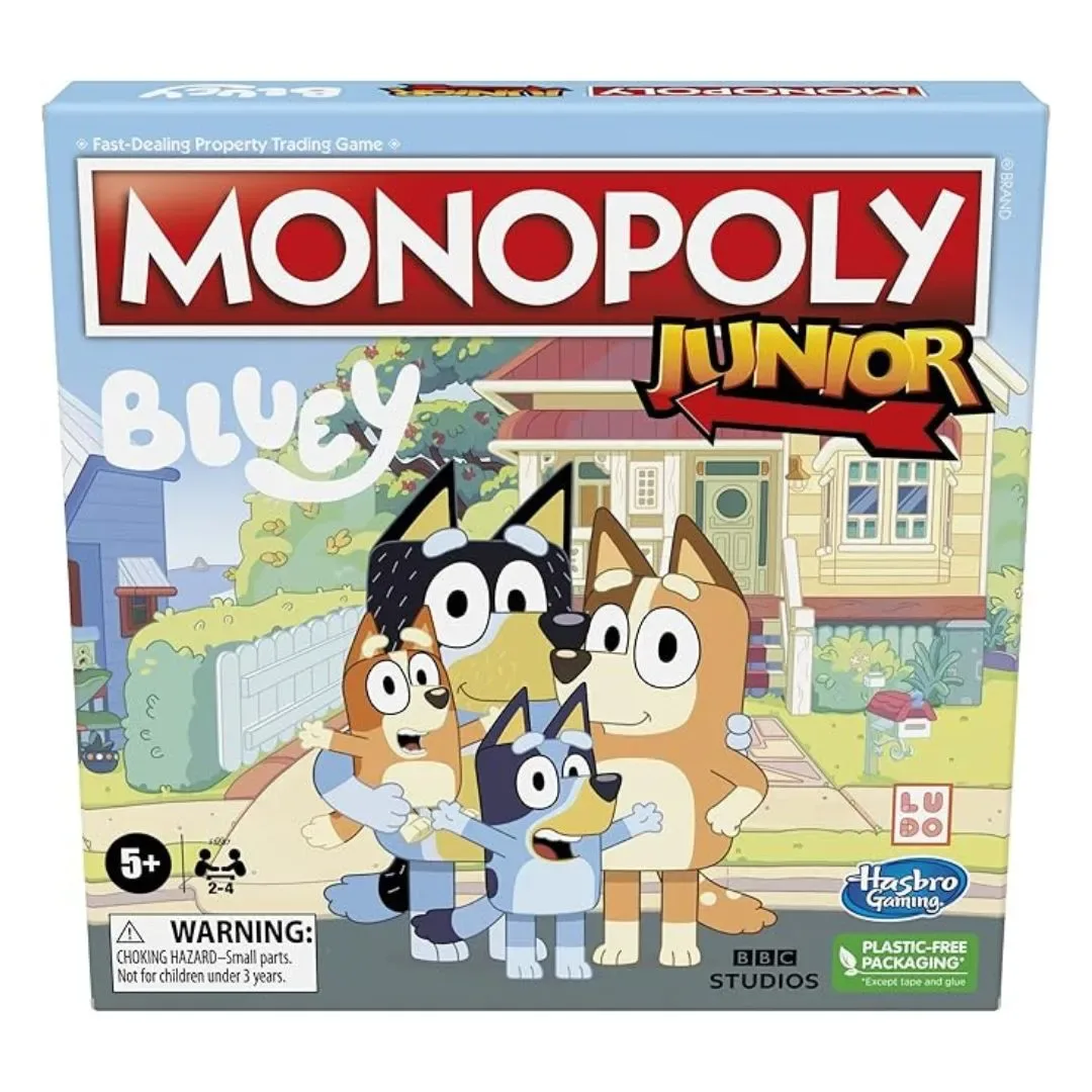 Monopoly Junior Bluey Edición Hasbro Juego De Mesa1