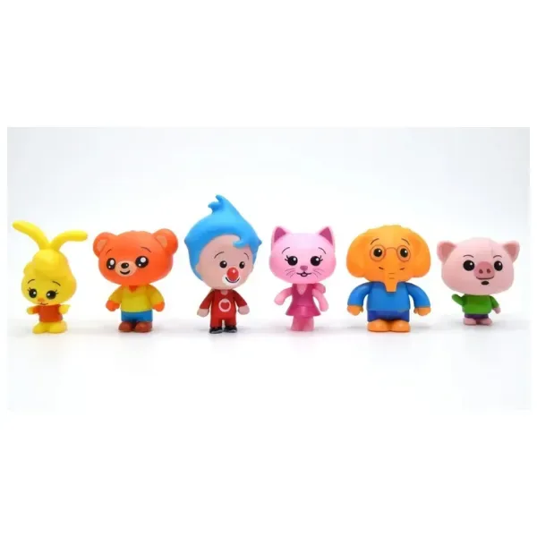 Set de Figuras Coleccionables El Payaso Plim Plim x6 Personajes4