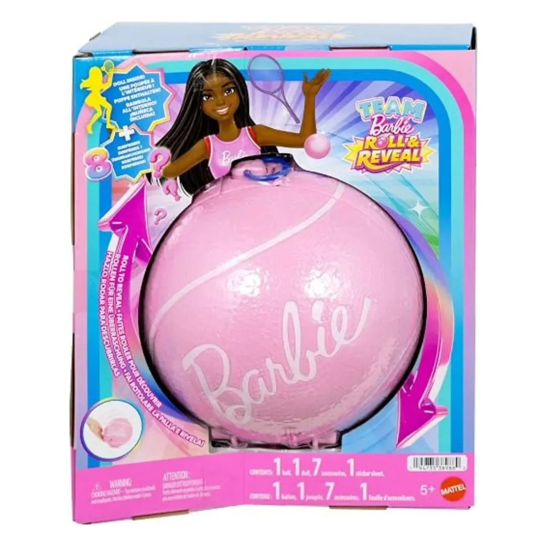 Muñeca Barbie Tenista De Roll And Reveal De Barbie Team Y Accesorios1