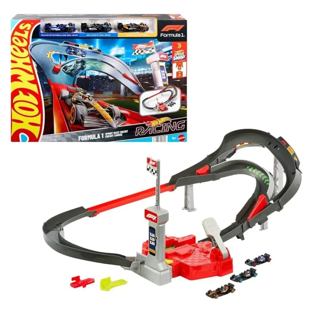 Hot Wheels Racing Sprint Pista Formula 1 Circuito Juguete Colección Auto1