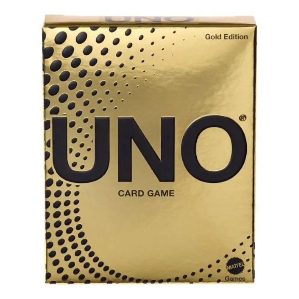 Juego de Cartas Uno Gold Edition de Mattel1