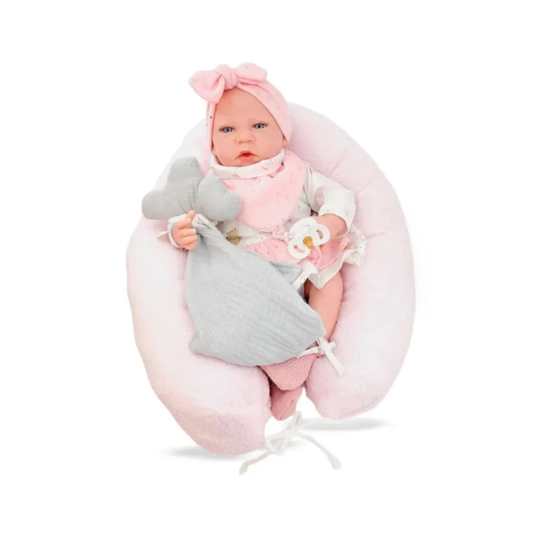 Muñeca Reborn Berjuan 50 cm Interactiva con Llanto2