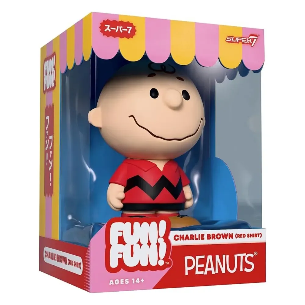 Figura de Coleccionable Peanuts Fun!Fun! - Charlie Brown Red Shirt4