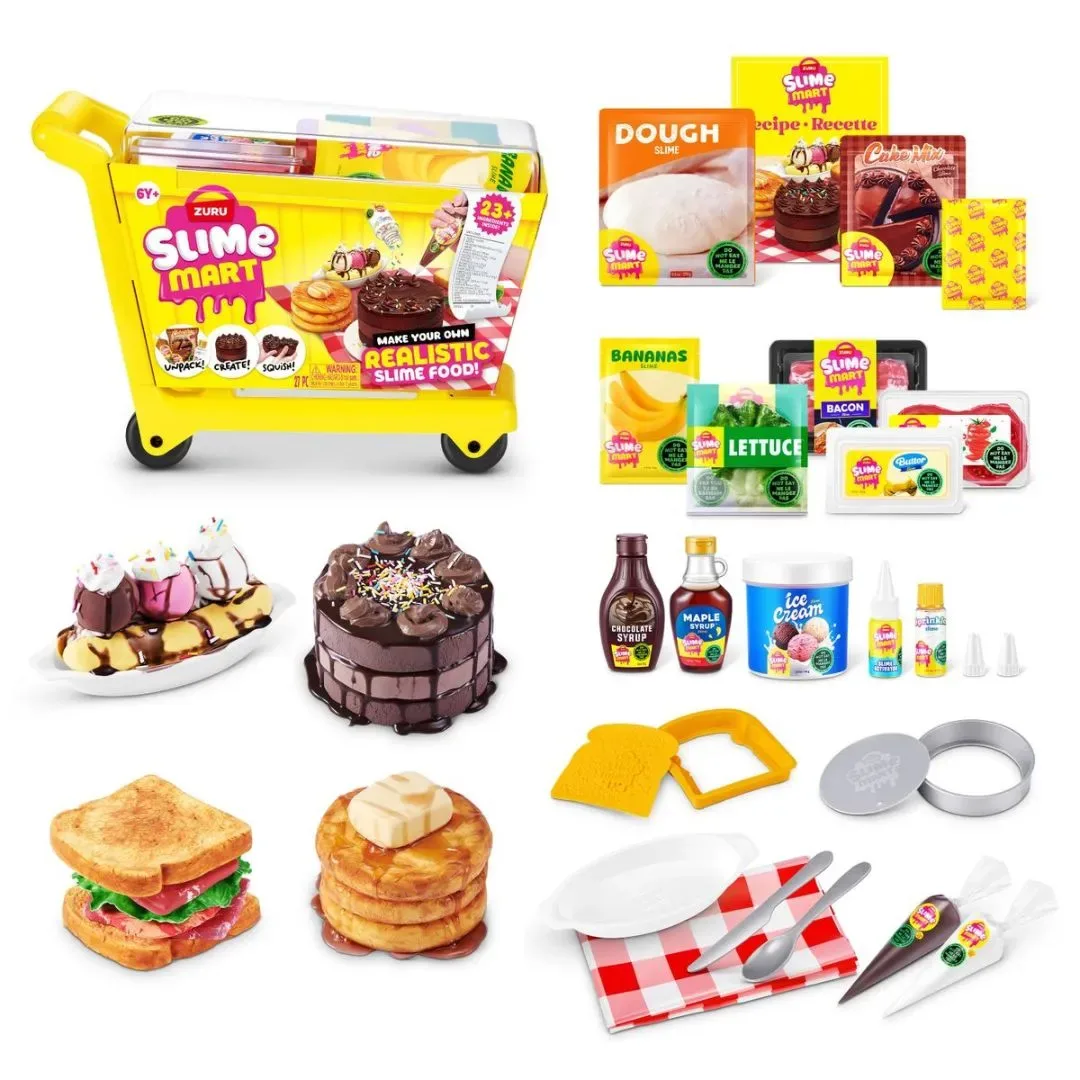 Set de Juego Carrito de Compras Slime Mart ZURU8